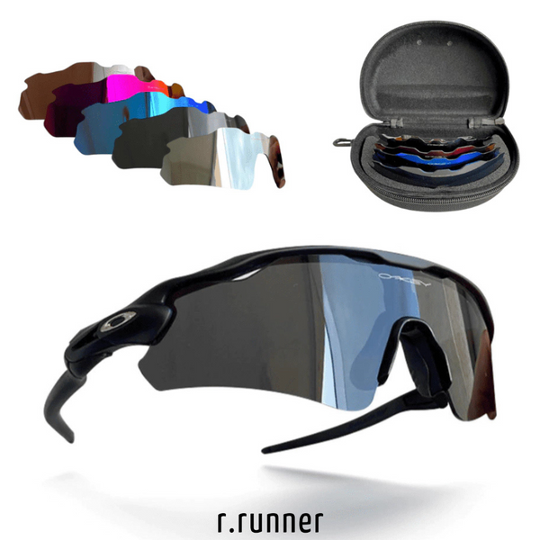 Kit Radar EV  All Black Com 4 lentes extras + Case de Bônus